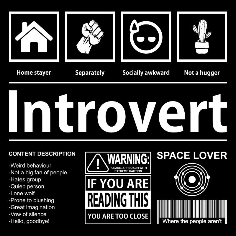 T-shirt graphique Introverti Space Lover
