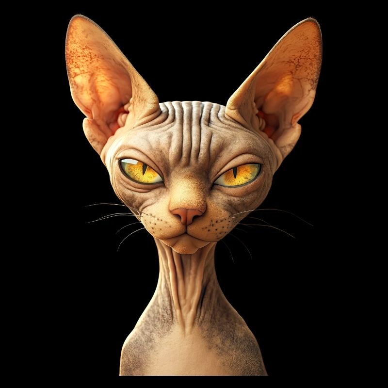Chat Sphynx Chat Sphynx Chat Canadien Mignon Sphinx