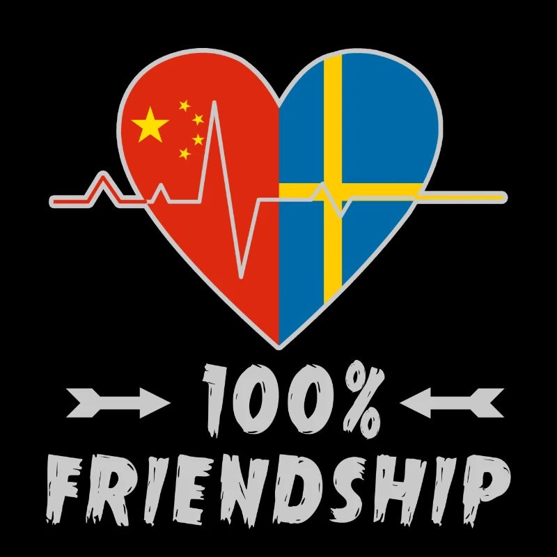 Cina e Svezia 100% amicizia