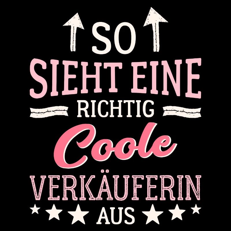 So sieht eine coole Verkäuferin aus Händlerin
