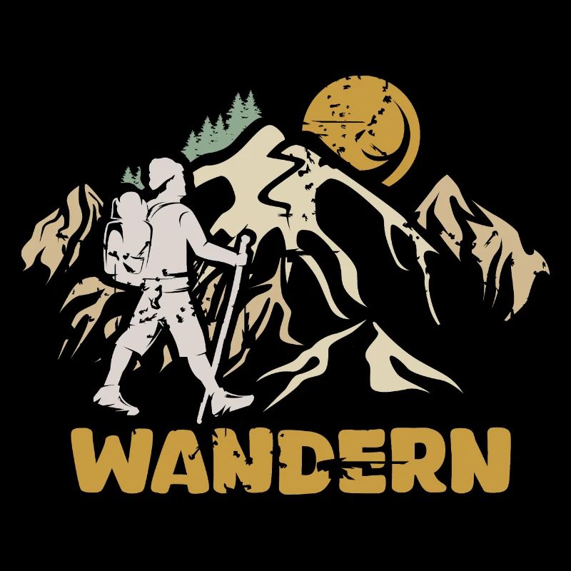 🏔️ Retro Wanderer – Abenteuer in den Bergen