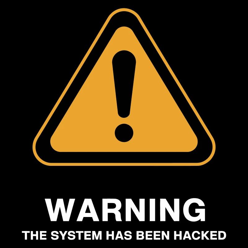 Hacked System Warning Icon