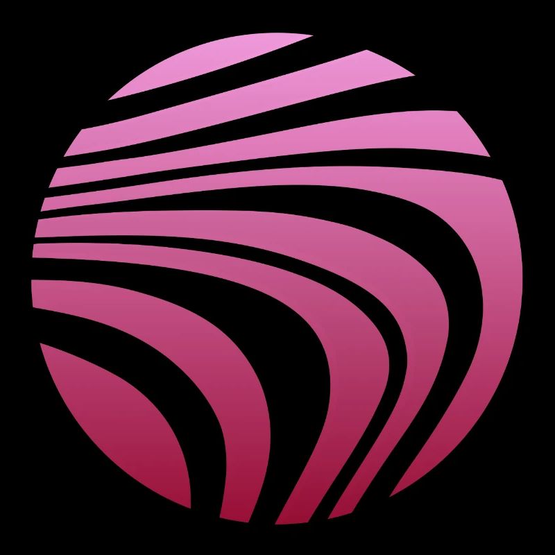 Psychedelic Pattern Pink Gradient