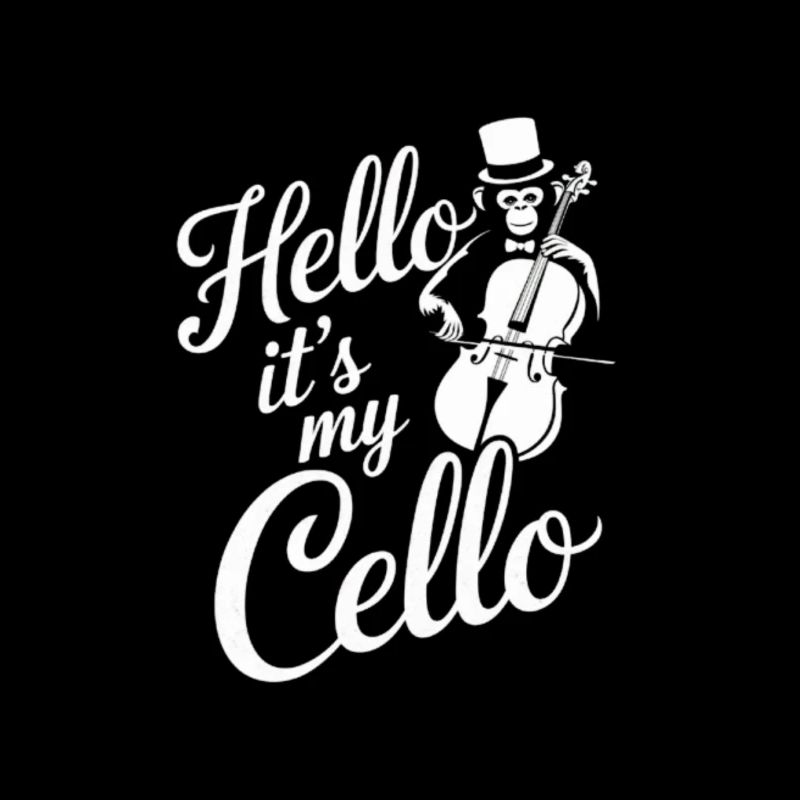 Hello it's my Cello - Affe als Cellist