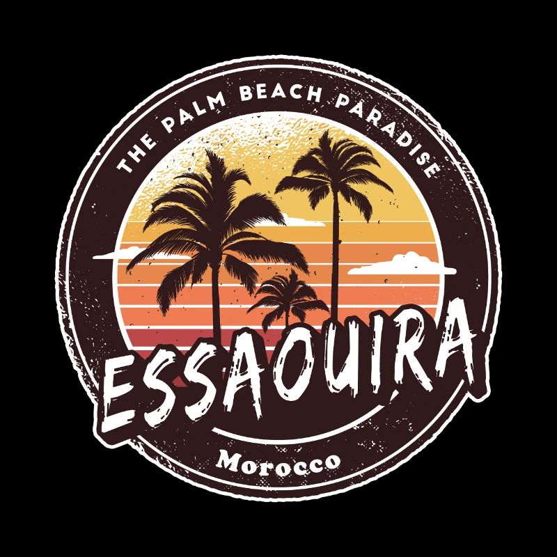 Essaouira Morocco Palm Trees Design