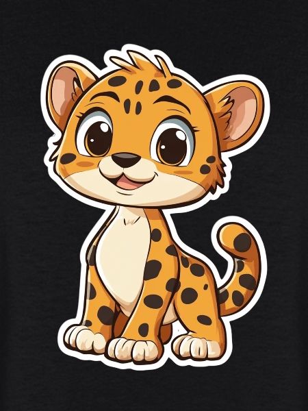 Guépard mignon