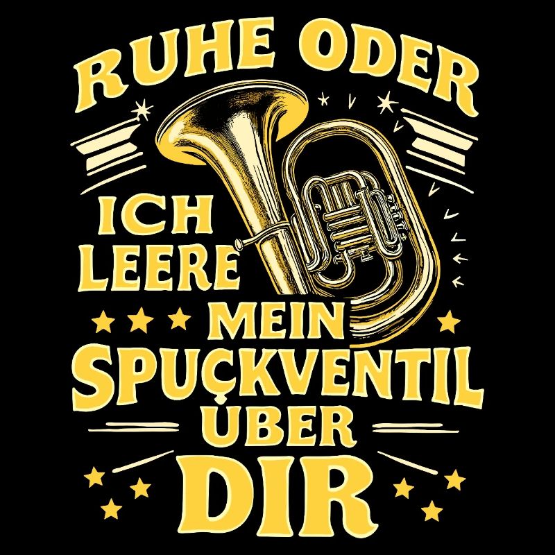 Tuba - Ruhe oder ich leere Spuckventil - Tubist