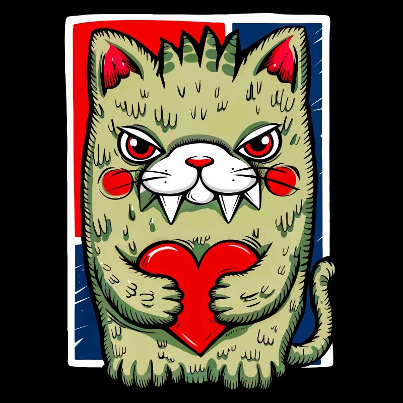 Verrückte Katze