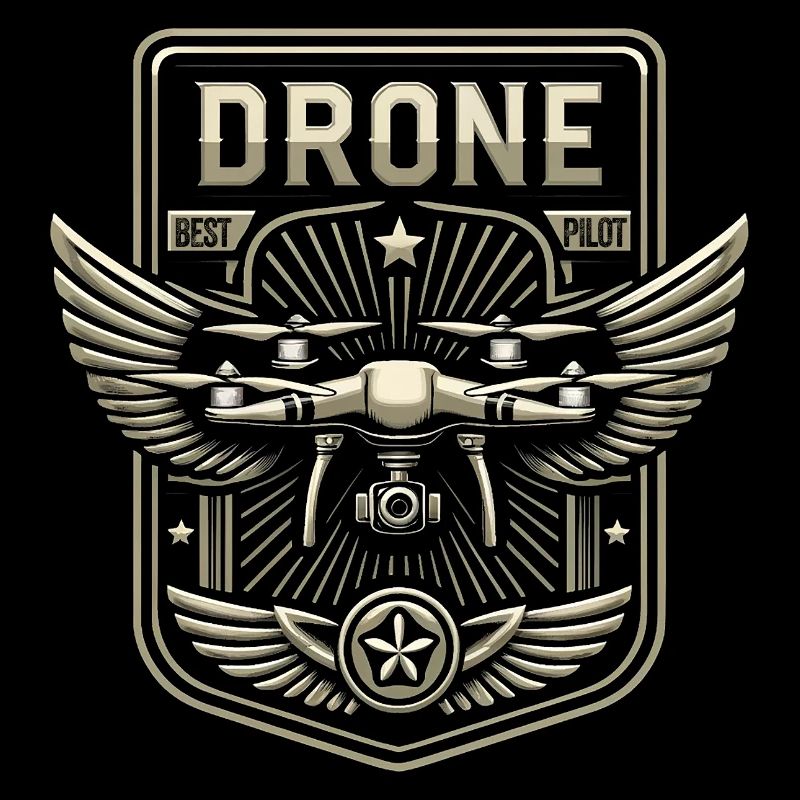 Conception de l’insigne de pilote de drone d’aviation