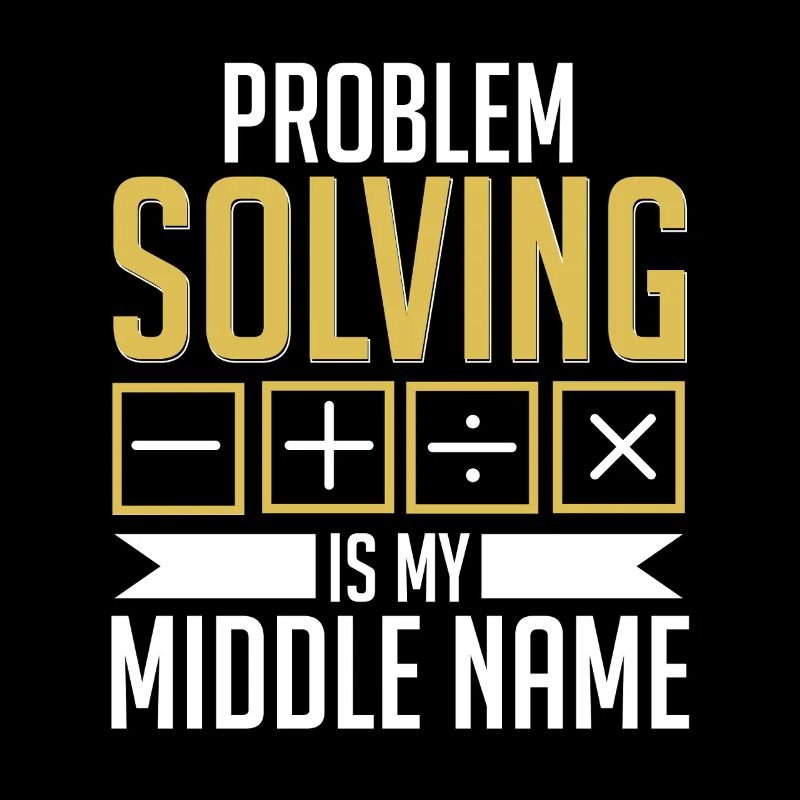 Mathe Mathelehrer Problem Solving My Middle Name