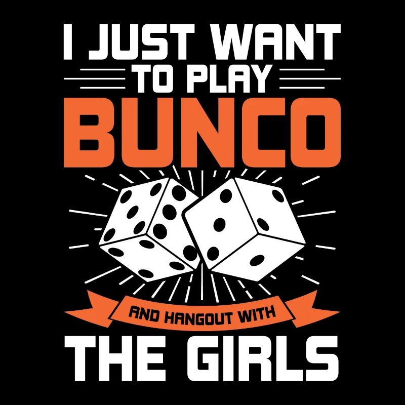 Bunco Women's Bunco Player Women's Dice Game