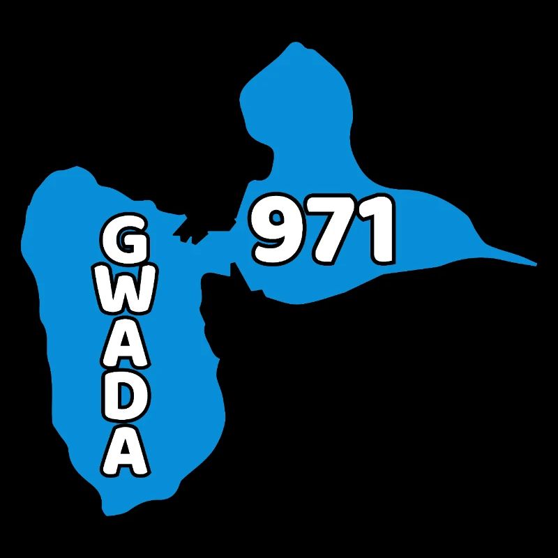 Map of Guadeloupe 971