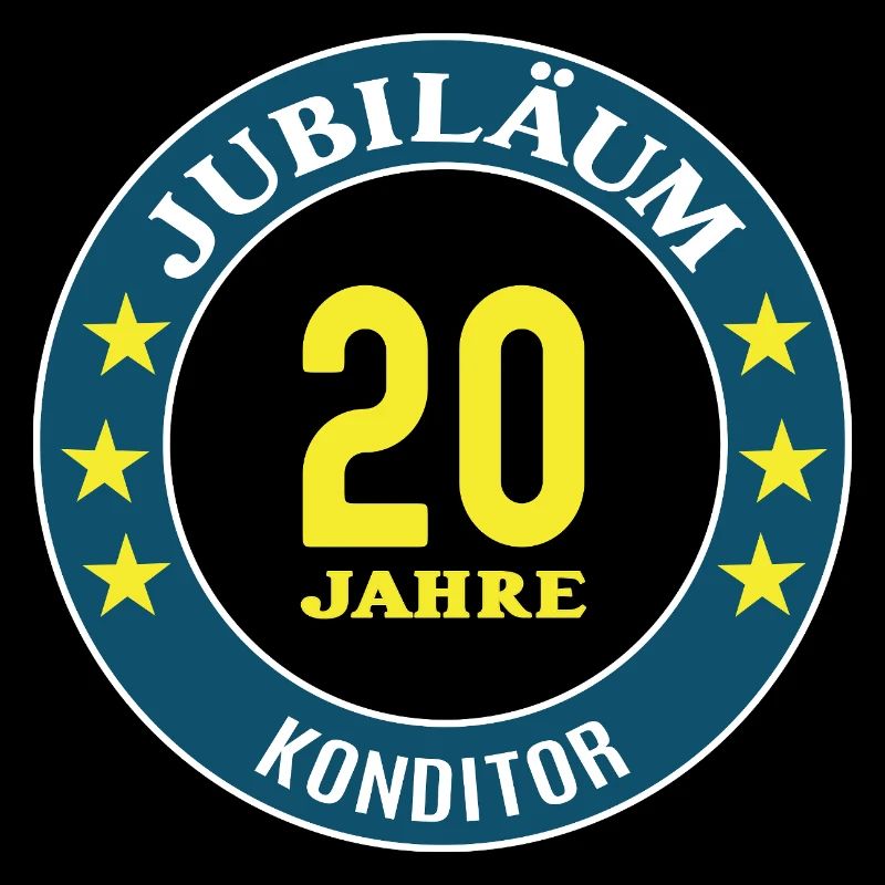 Konditor Jubiläum 20 Jahre 20 jähriges Jubi Bäcker