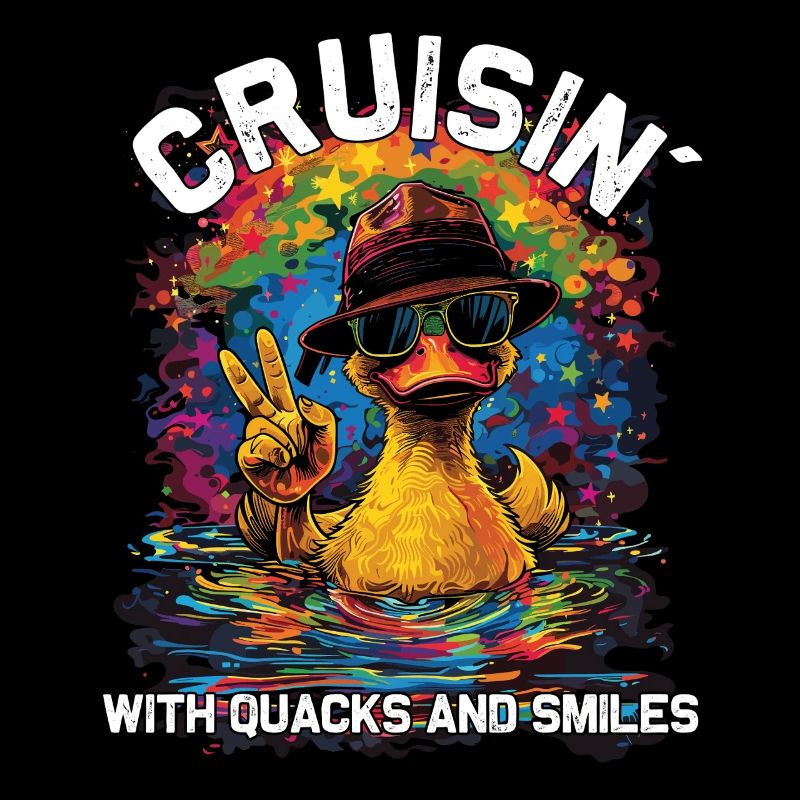 L’équipage d’un canard en caoutchouc profite d’une croisière