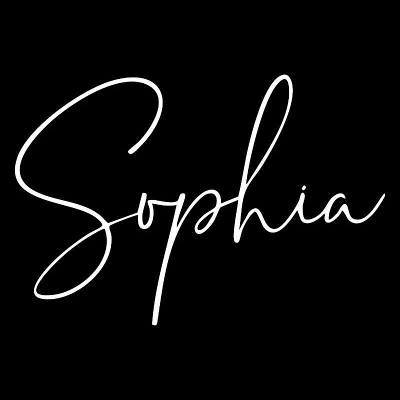 Sophia / Conception d’écriture manuscrite (Blanc)