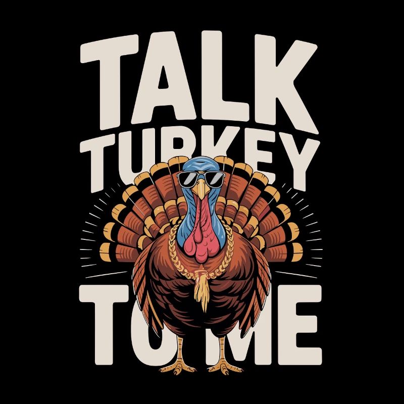 Parlez-moi de la dinde Dicton de Thanksgiving en dinde