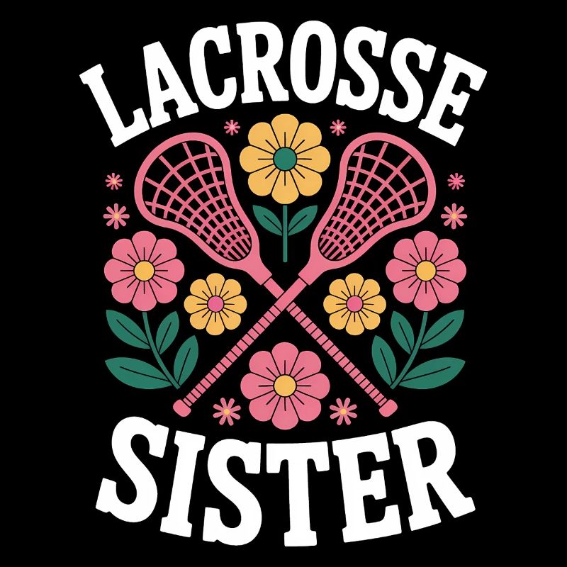 Lacrosse Spruch Schwester Lustig Lacrosse Geschenk