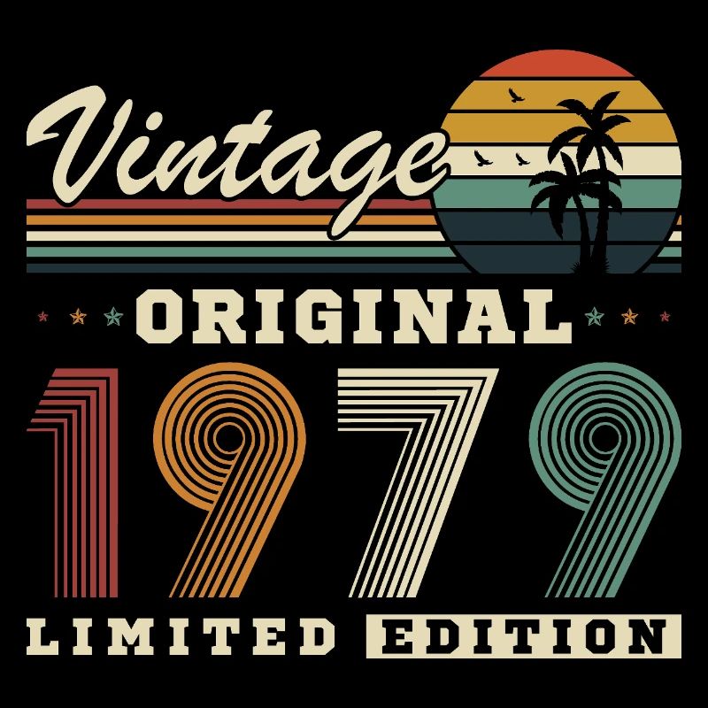 Original 1979 Vintage Retro Geburtstagsgeschenk