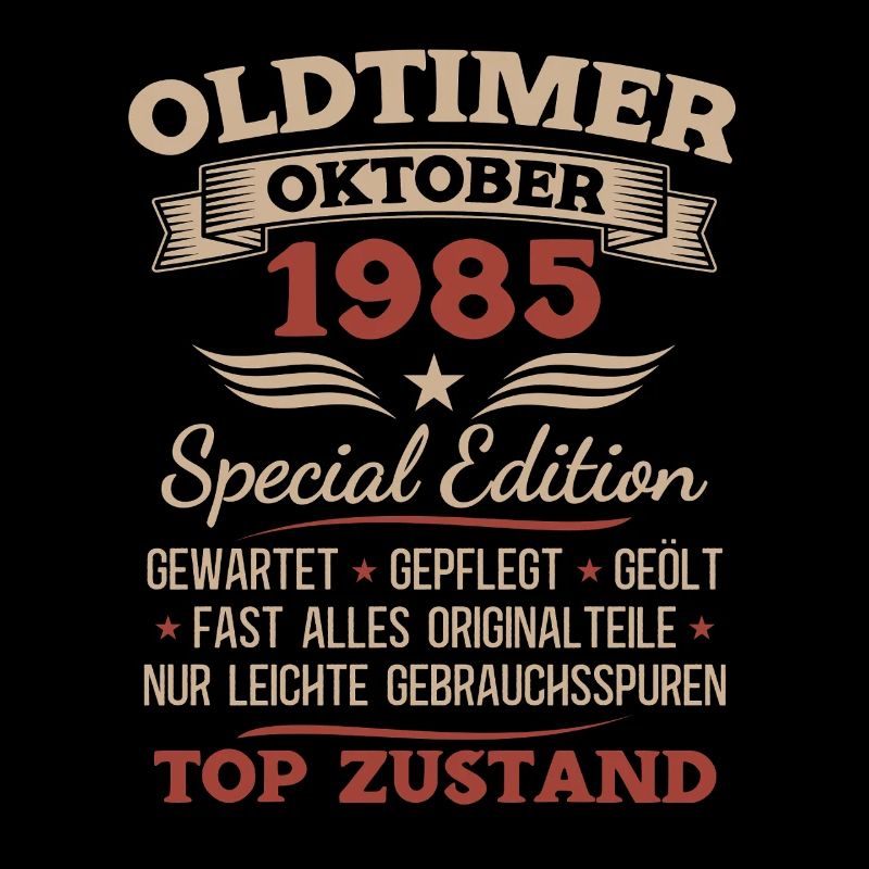 40. Geburtstag Geschenk Oldtimer Oktober 1985