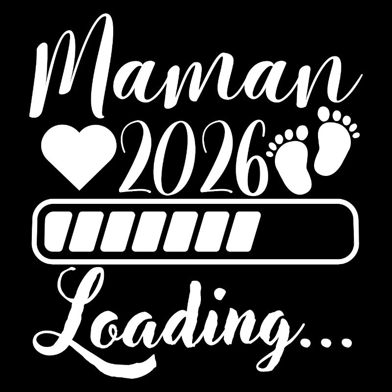 Maman 2026 Loading, Future Maman Cadeau Grossesse