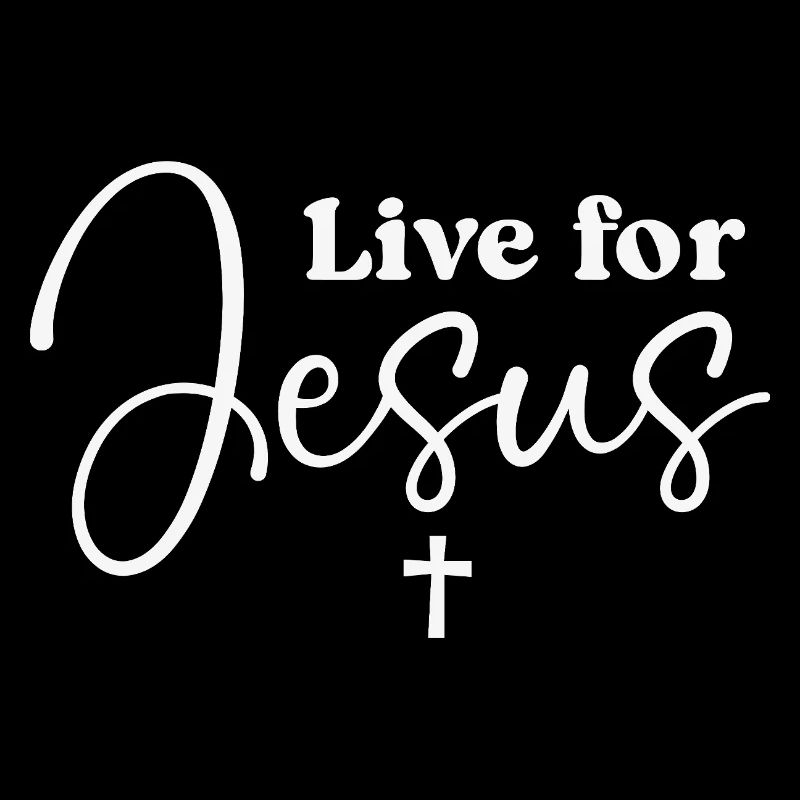 Live for Jesus Script Typography