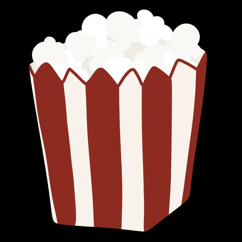 Popcorn Eimer Retro Illustration