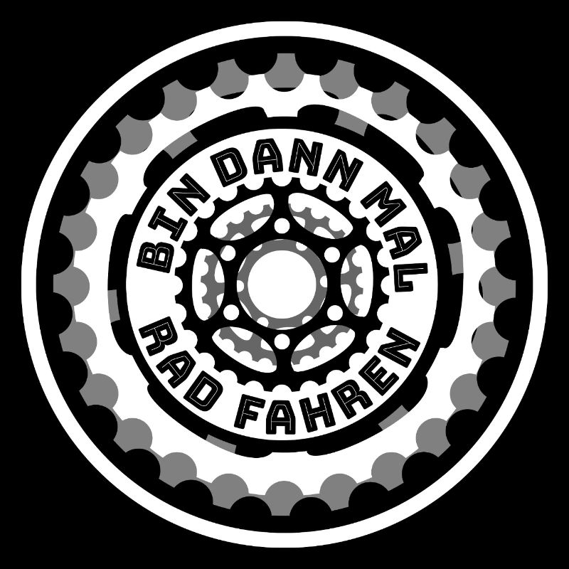 VTT - Conception de logo de vélo rond