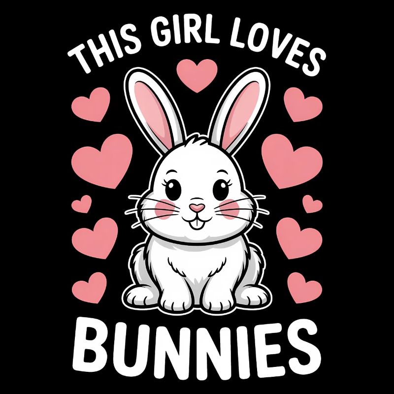 Bunny Saying Girl Rabbit Fun Bunny Gift