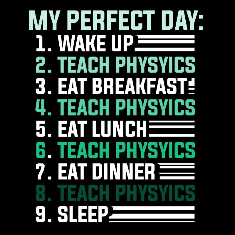 Physics Physicist Physics Student Physics Teacher