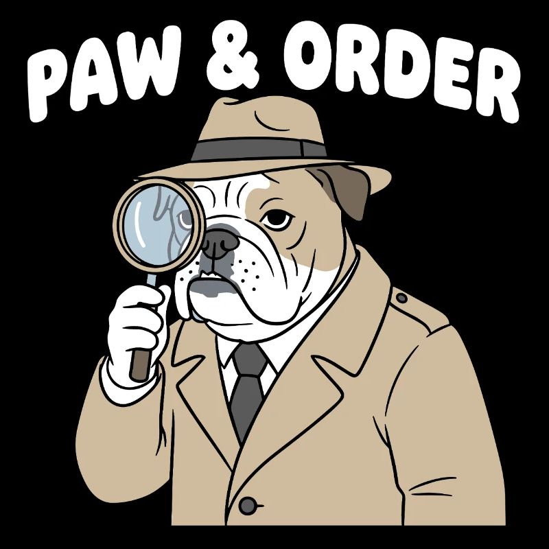 Paw & Order Bulldog Detective