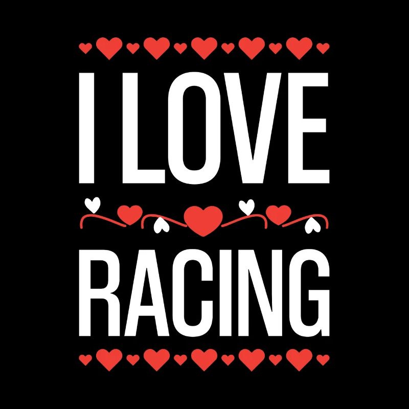 J’adore le design de cœur de course