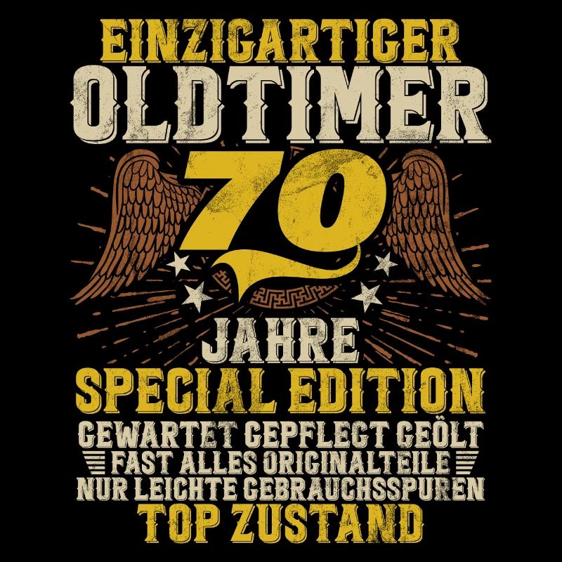 70 Jahre Einzigartiges Klassisches 70.Geburtstag