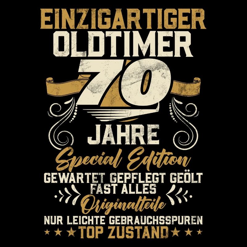 70 Jahre Einzigartiges Klassisches 70.Geburtstag