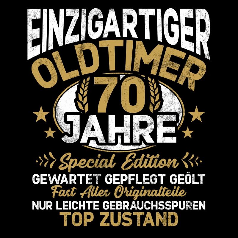 70 Jahre Einzigartiges Klassisches 70.Geburtstag