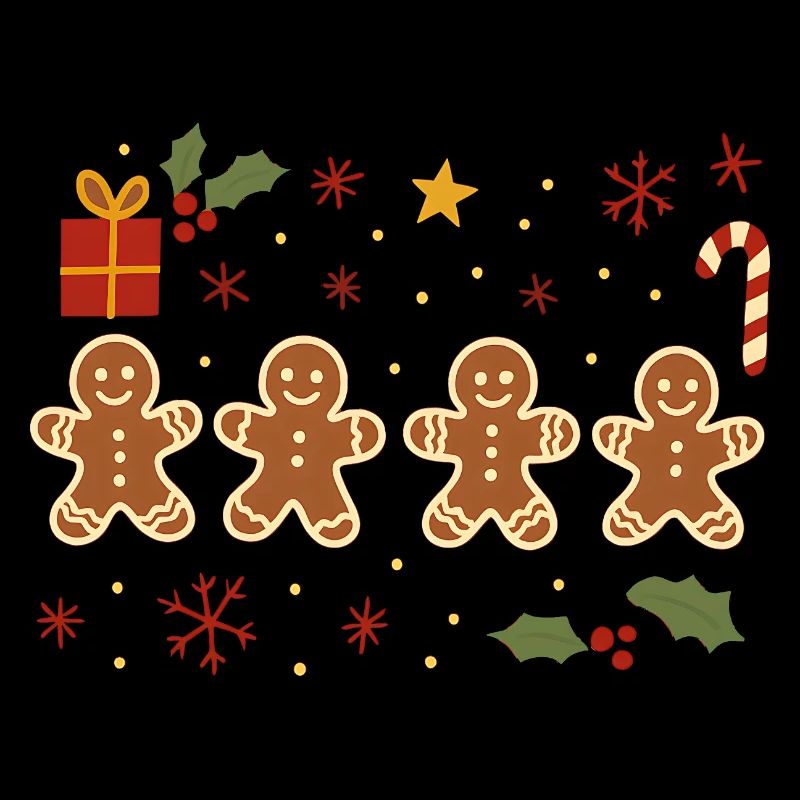 Gingerbread Holiday Cheer, Xmas 