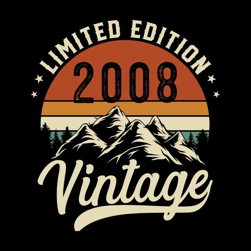 2008 Vintage Retro Geburtstagsgeschenk