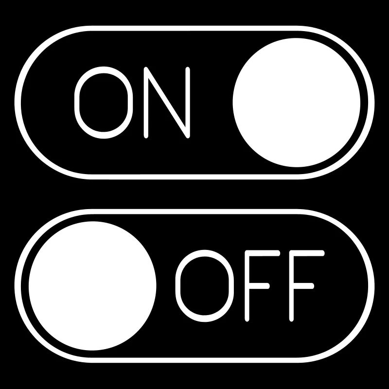 Toggle Graphic On Off Switch