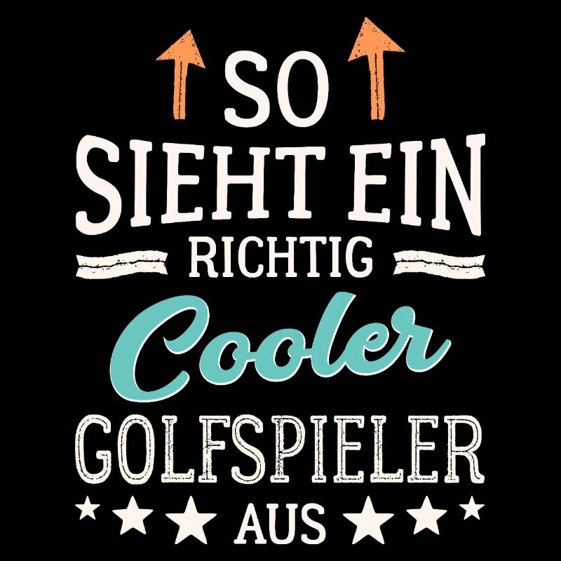So sieht ein richtig cooler Golfspieler aus 