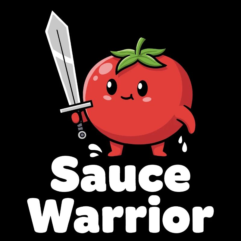 Guerrier tomate à l'épée