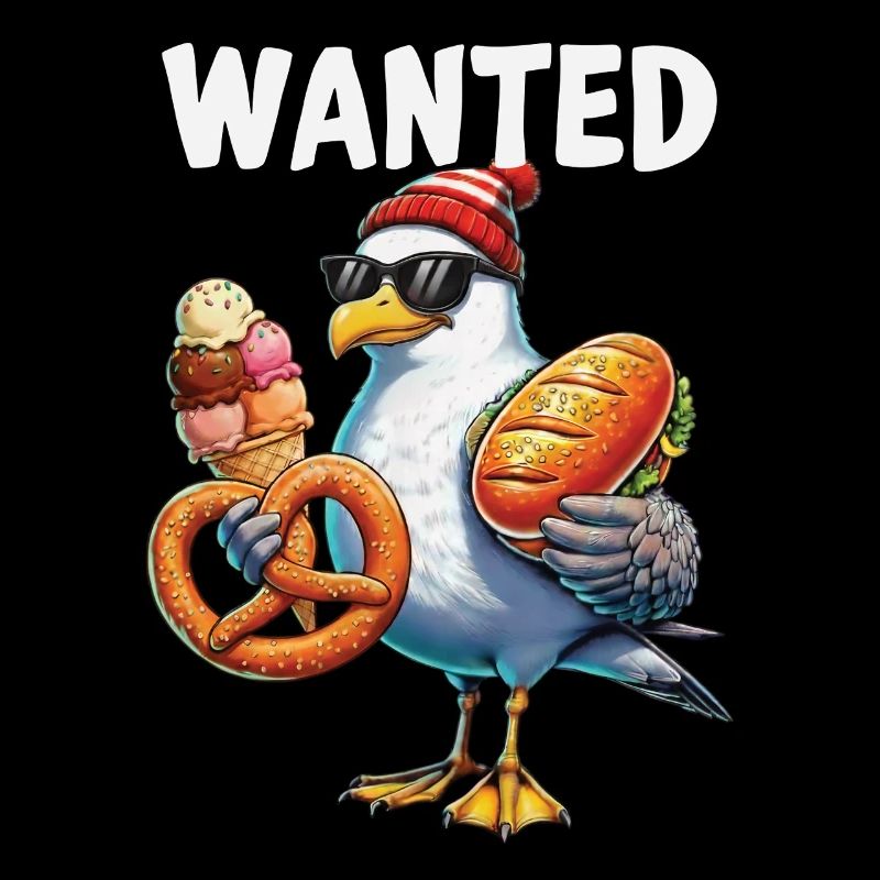 Gesucht Möwe Brezel Eiscreme