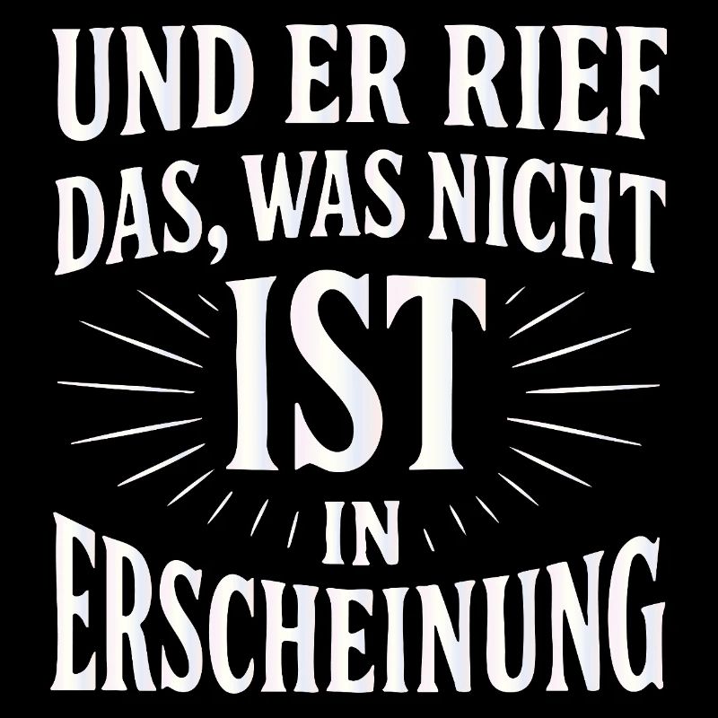 And he called forth that which is not