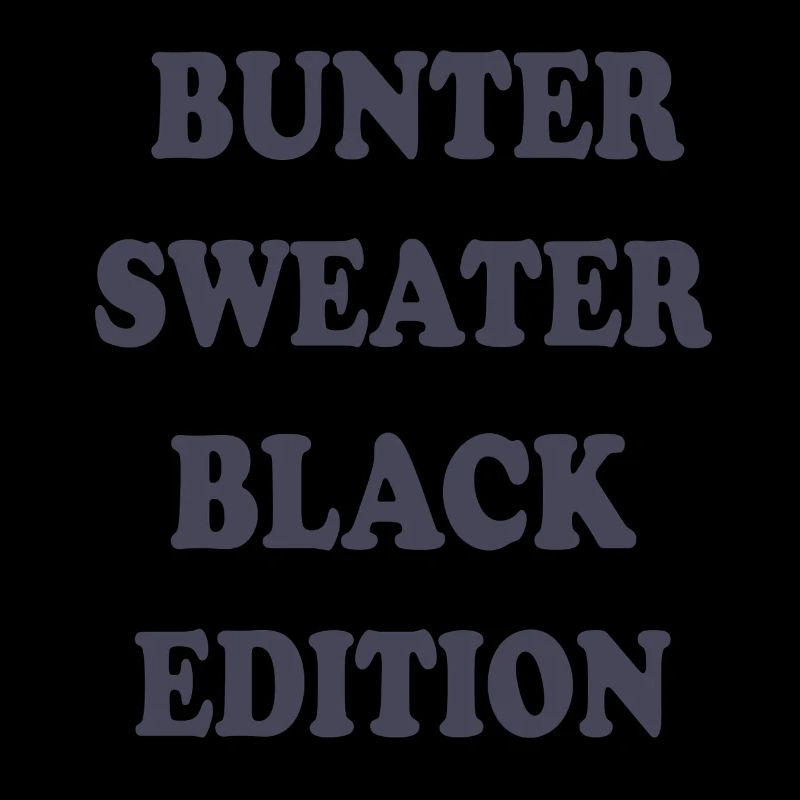 Bunter Sweater Black Edition