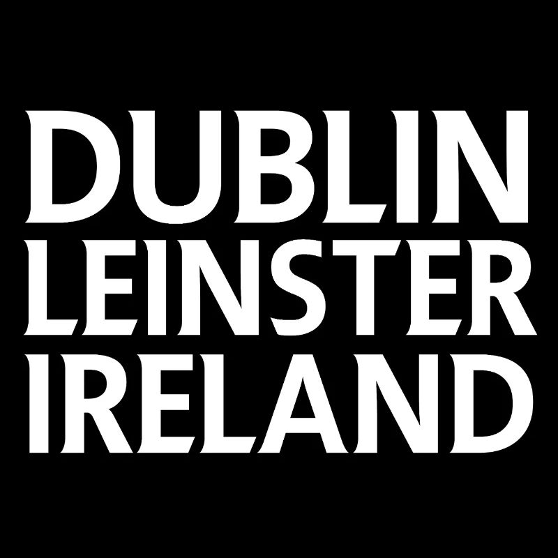 Dublin – Ireland Textdesign