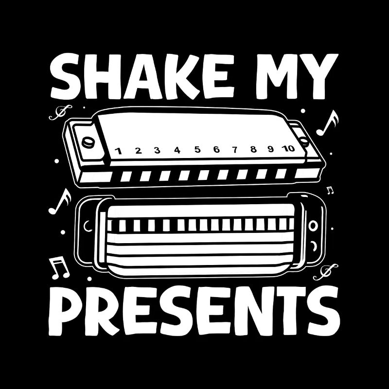 Harmonica Musican Shake My Presents Harmonica