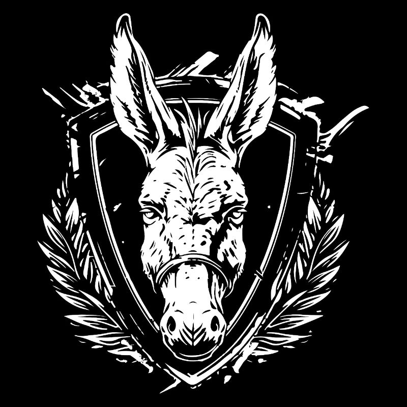 Blason du feuillage du Bouclier d’âne