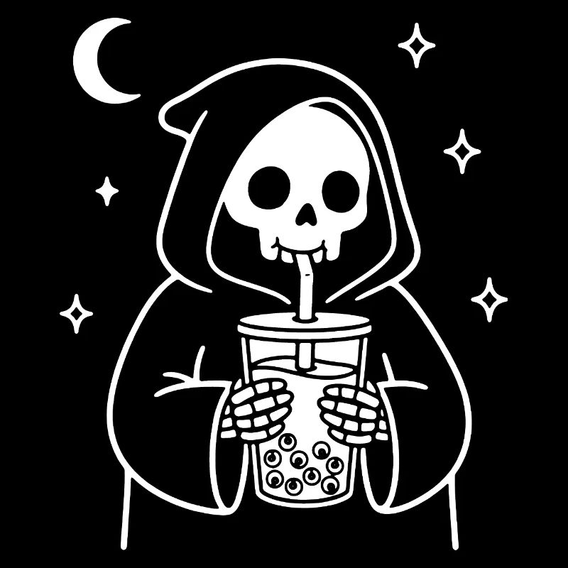 Grim Reaper with Bubble-Eye Tea
