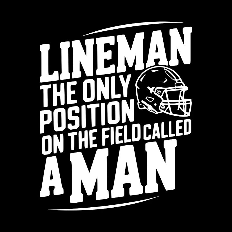 Lineman ist die einzige Position, die als Mann bezeichnet wird