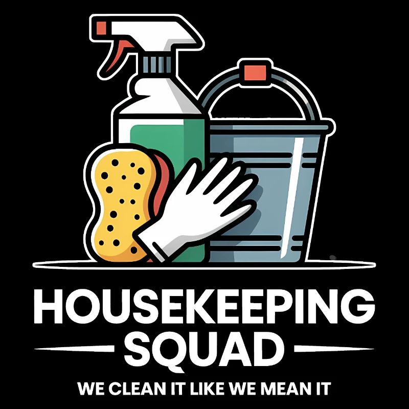 Divertente design di pulizia