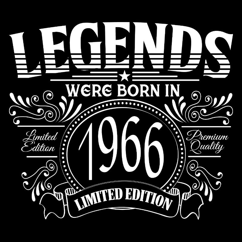 60. Geburtstag Legenden 1966 Vintage Premium Quali