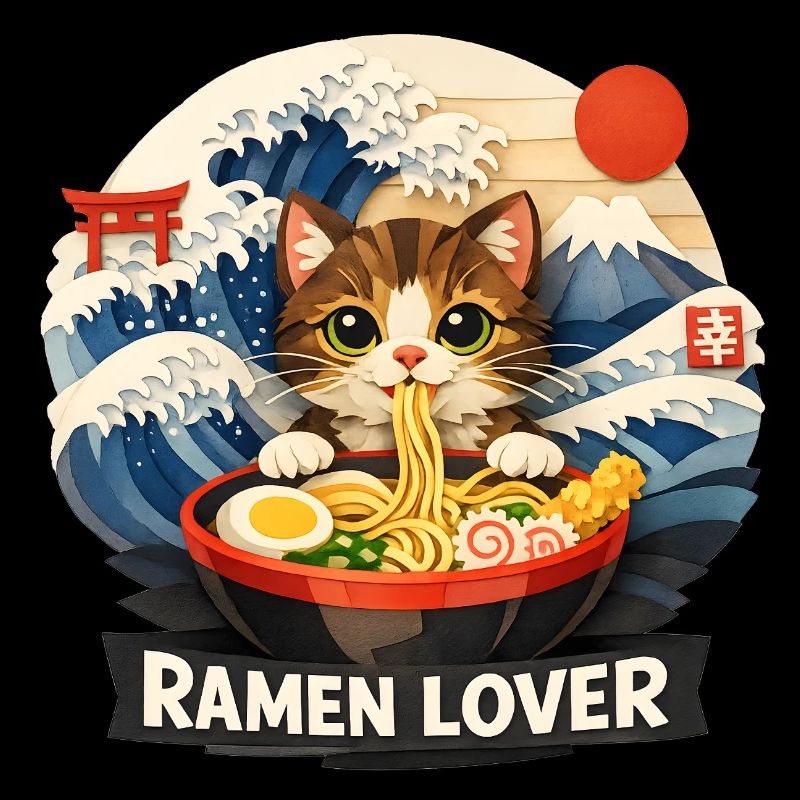 Anime Ramen de chat